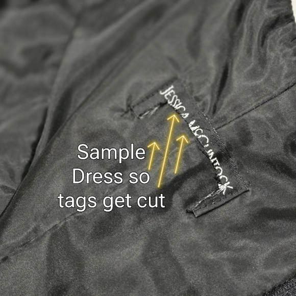 Jessica McClintock ✦ Strapless Bow Dress ✦ Polka Dot Sweetheart Tulle Cocktail S - Picture 16 of 17